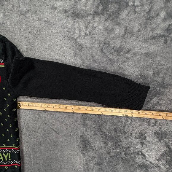 Rick and Morty Pickle Rick Ugly Christmas Sweater Men’s M Boom! Pickle - Picture 5 of 8